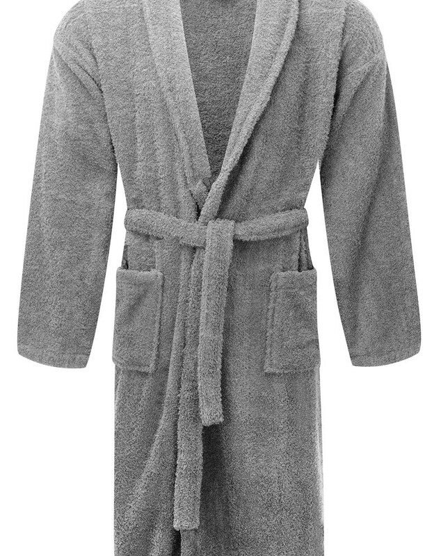 Luxury Egyptian Collection Towelling Bath Robe Shawl Collar
