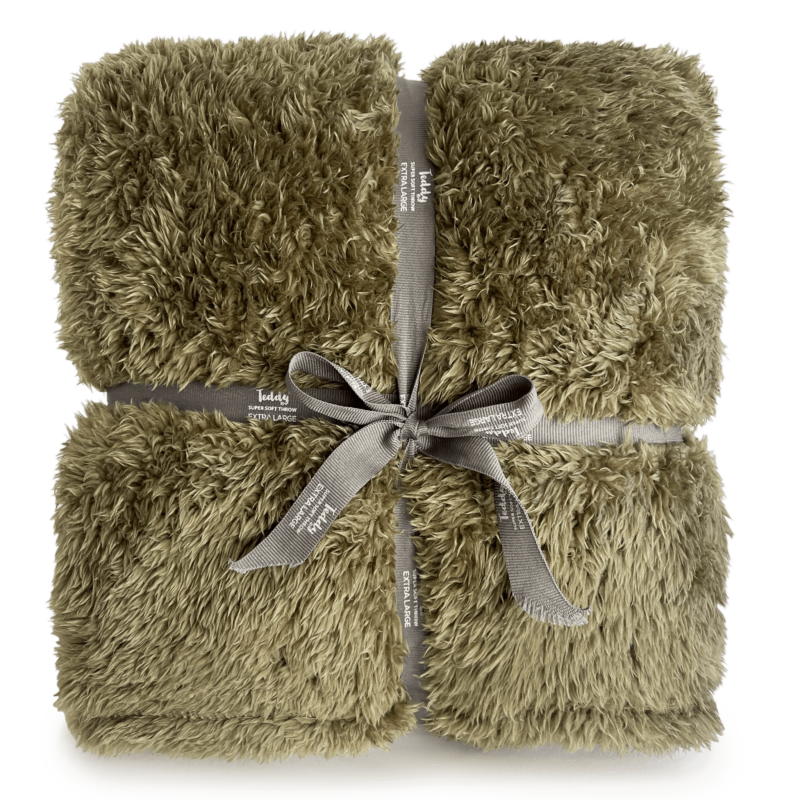 Teddy Bear Blanket Throw Soft Feel