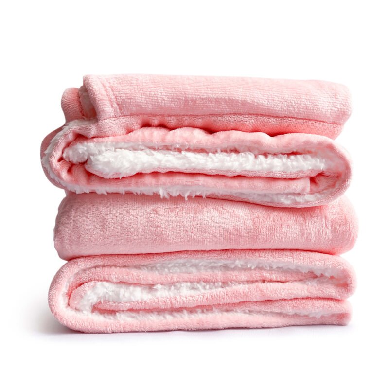 Double Layer Sherpa Hooded Blanket