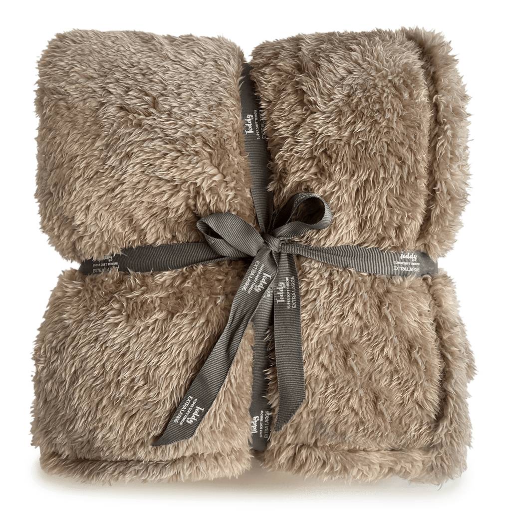 Teddy Bear Blanket Throw Soft Feel