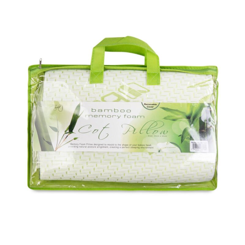 Bamboo Memory Foam Cot Pillow
