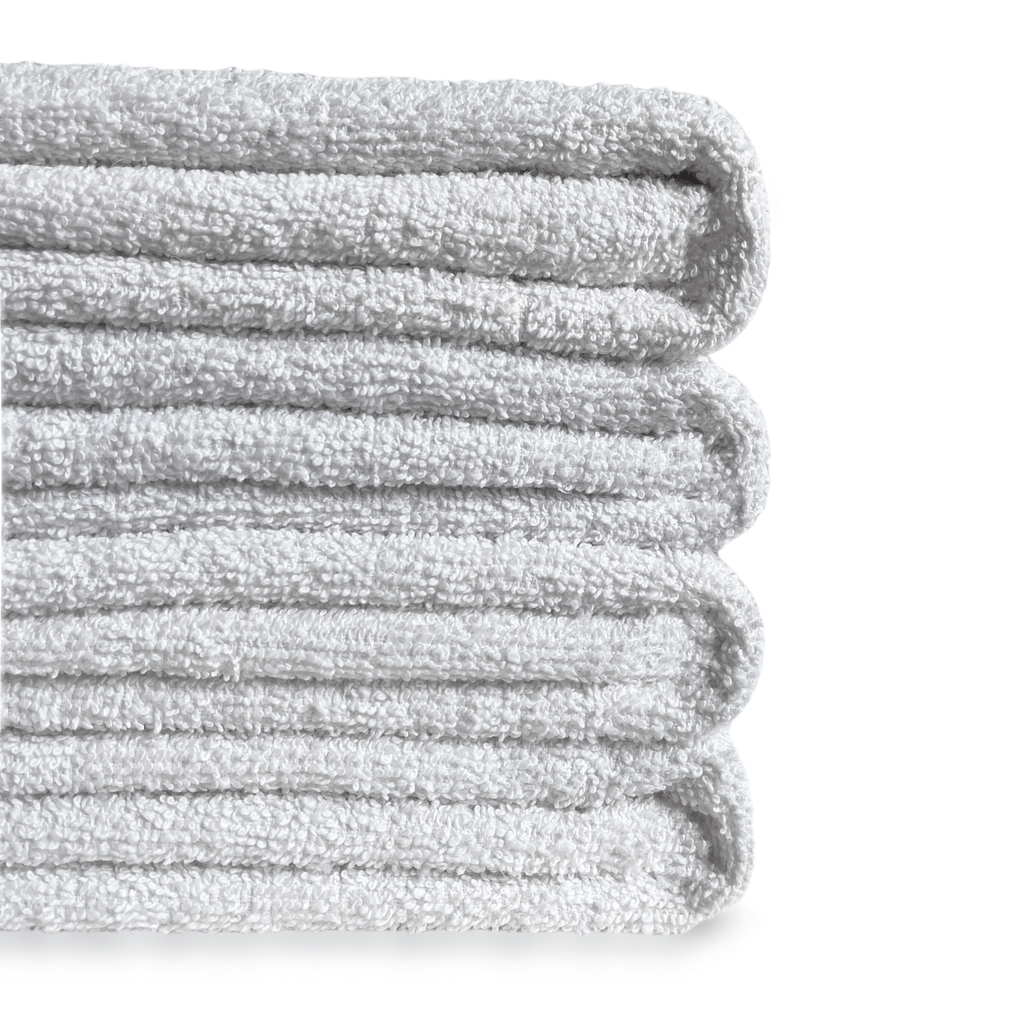 Cotton Blue Header Bar Leisure Bath Towels