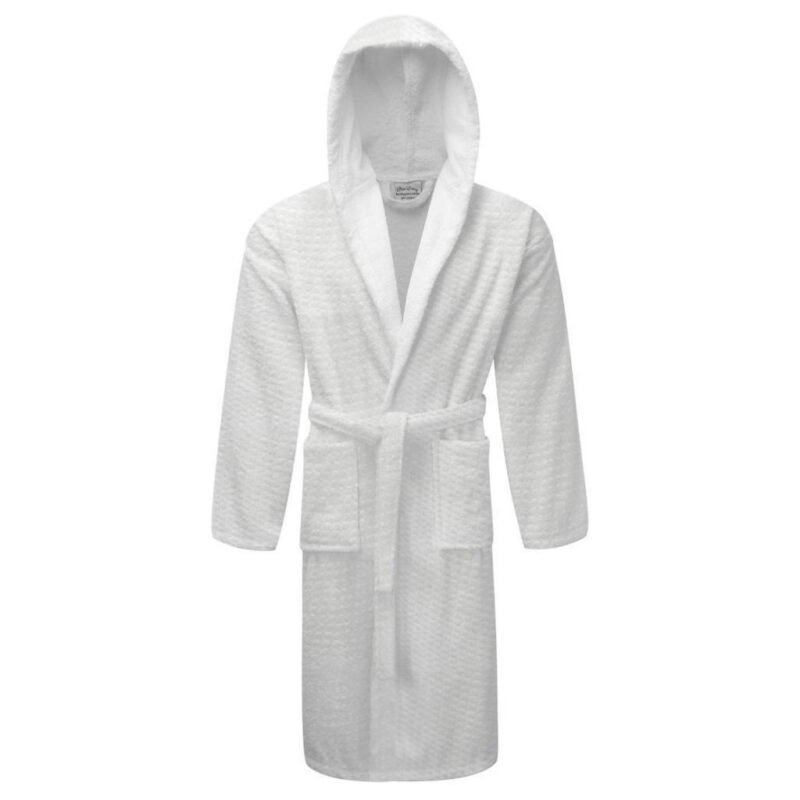 Premium 2in1 'Waffle Outer' 'Towelling Inner' Dressing Gowns Hooded