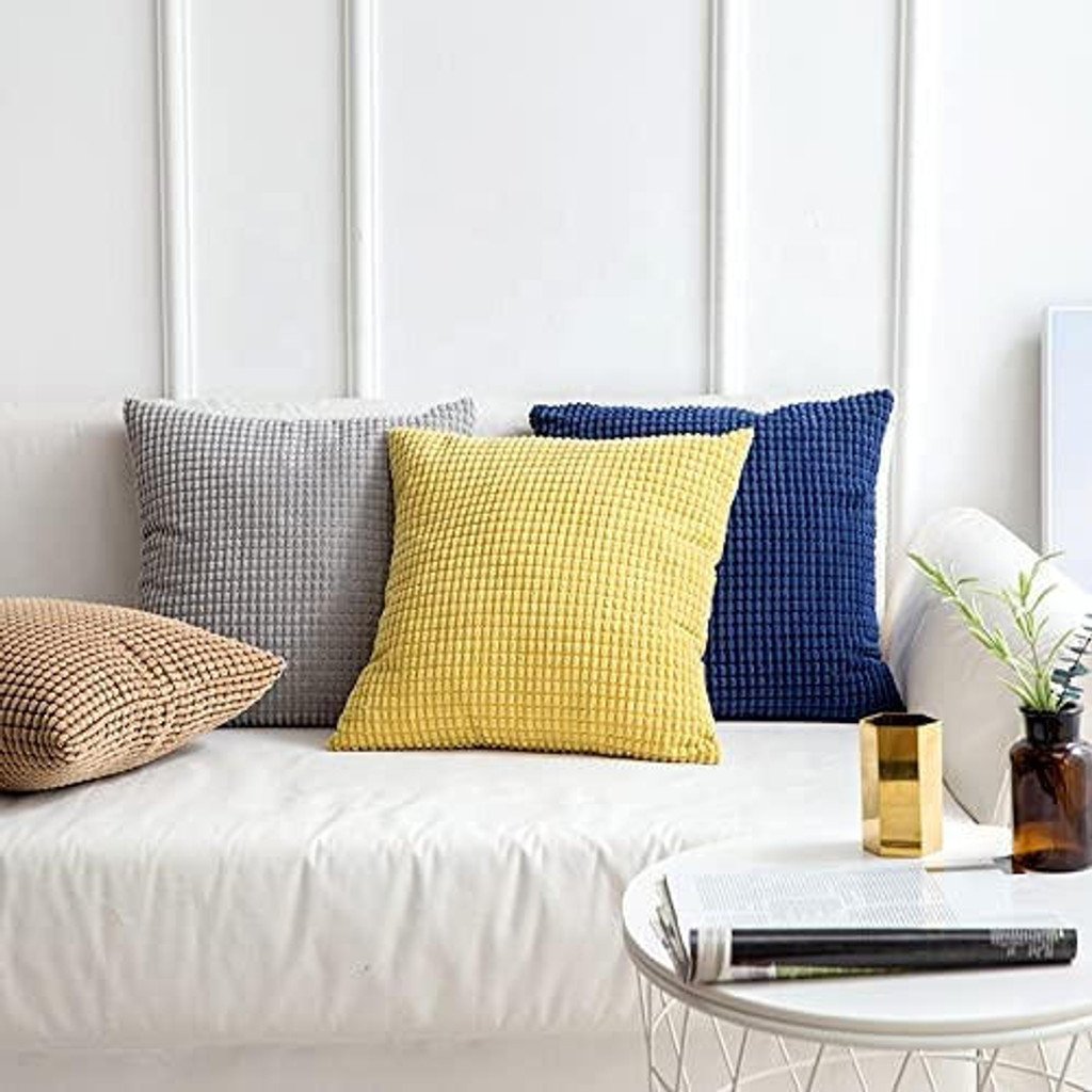 Corn Corduroy Cushion Covers
