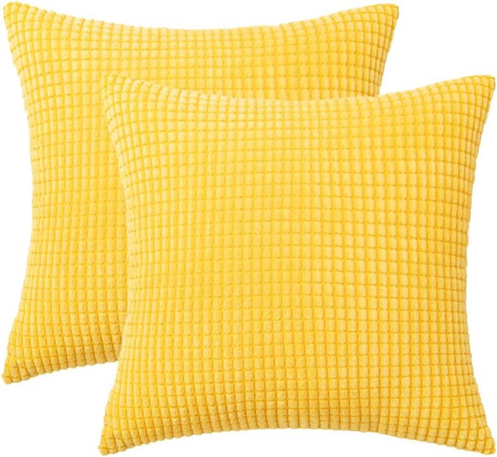 Corn Corduroy Cushion Covers